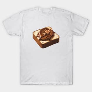 Chocolate Toast Sandwich Bread Vintage Yummy Kawaii Coffee T-Shirt